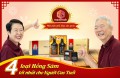 4 loại hồng sâm Hàn Quốc tốt cho người cao tuổi