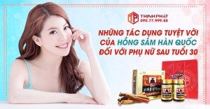 Những lợi ích tuyệt vời của hồng sâm đối với phụ nữ sau tuổi 30