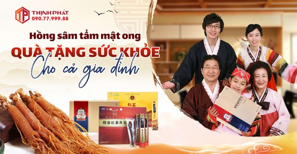 Hồng sâm tẩm mật ong - Quà tặng sức khỏe cho cả gia đình