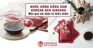Tăng cường miễn dịch, đẩy lùi Covid với nước uống hồng sâm Hàn Quốc Korean Red Ginseng