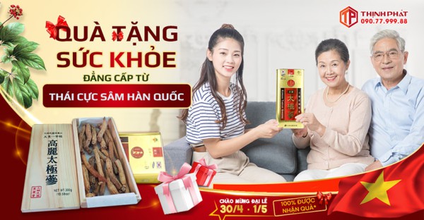 Quà tặng sức khỏe đẳng cấp từ Thái cực sâm Hàn Quốc