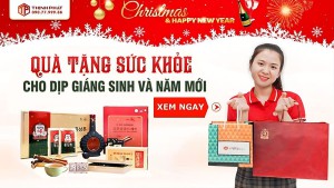 Quà tặng sức khỏe nhân dịp Noel Giáng sinh cao cấp, ý nghĩa, sang trọng