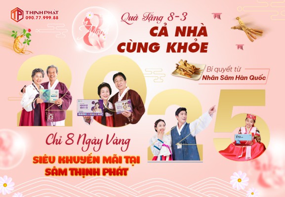 MÙNG 8 THÁNG 3 CẢ NHÀ CÙNG KHỎE - ƯU ĐÃI VÀNG MUÔN NGÀN QUÀ TẶNG !