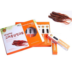 Hồng sâm củ tẩm mật ong Geumsan sâm Hàn Quốc 6 năm tuổi 8 củ lớn hộp 300g