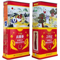 Hồng sâm khô hộp thiếc 300g 11 - 20 củ chính hãng Daedong Hàn Quốc