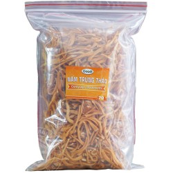 Trà nấm đông trùng hạ thảo sợi khô túi 100g