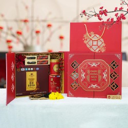 Hộp Quà Xuân Vạn Phúc - Set 18 - Hộp quà tặng tết cao cấp Xuân 2026