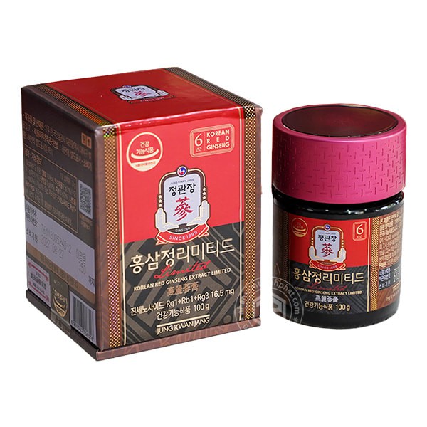 Cao địa sâm Chính phủ Hàn Quốc tinh chất cao hồng sâm Jung Kwan Jang KGC thượng hạng lọ 100g