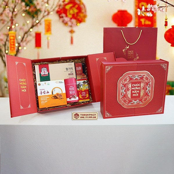 Hộp Quà Xuân Bách Lộc - Set 55 - Hộp quà tặng tết cao cấp Xuân 2026