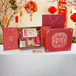 Hộp Quà Xuân Vạn Phúc - Set 09 - Hộp quà tặng tết cao cấp Xuân 2026