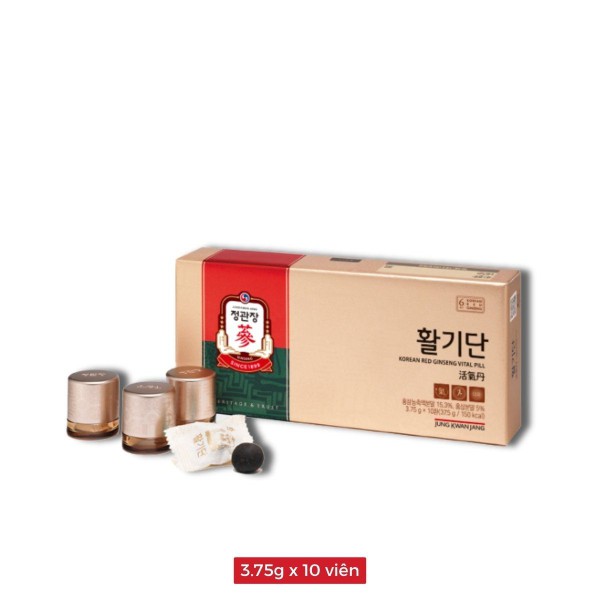Viên Hồng Sâm Vital Pill 3.75g x 10 Viên