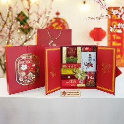 Hộp Quà Xuân Bách Lộc - Set 53 - Hộp quà tặng tết cao cấp Xuân 2026