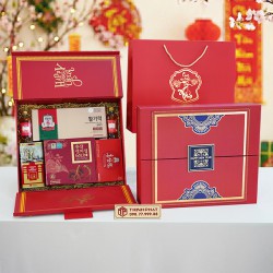 Hộp Quà Xuân Bách Lộc - Set 15 - Hộp quà tặng tết cao cấp Xuân 2026