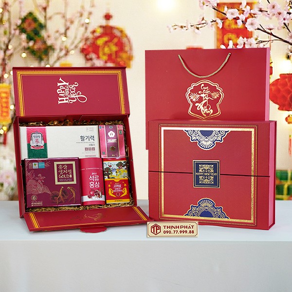 Hộp Quà Xuân Bách Lộc - Set 31 - Hộp quà tặng tết cao cấp Xuân 2026