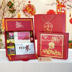 Hộp Quà Xuân Trường Thọ - Set 38 - Hộp quà tặng tết cao cấp Xuân 2026