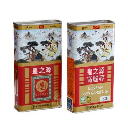 Hồng sâm củ khô hộp thiếc HG Bio 75g chính hãng Hàn Quốc