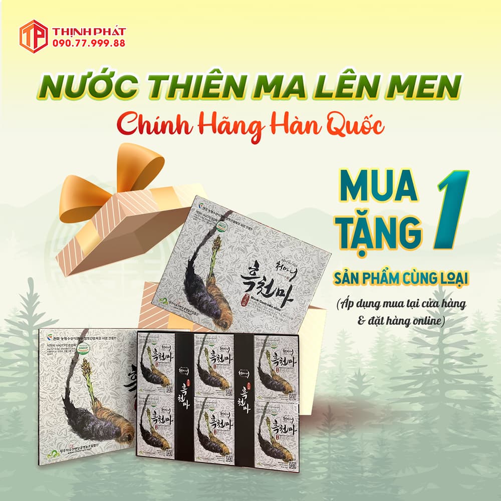 Nước Thiên Ma Lên Men Chính Hãng Hàn Quốc - Mua 1 Tặng 1 Sản Phẩm Cùng Loại