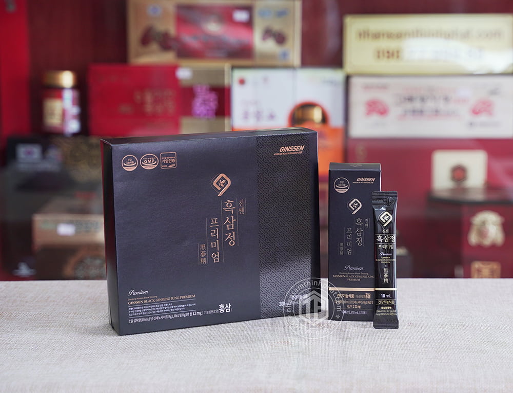 Tinh chất hắc sâm pha sẵn cao cấp Daedong Hàn Quốc hộp 30 gói x 10ml