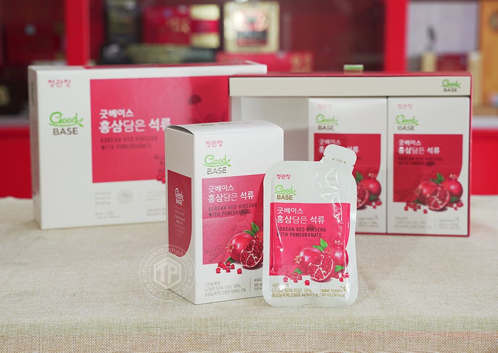 Nước hồng sâm lựu đỏ GoodBase KGC 30 gói x 50 ml