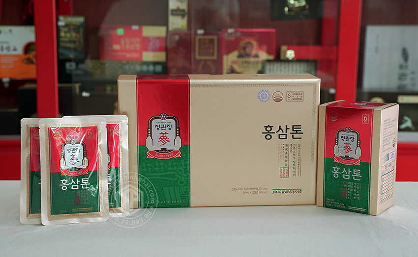 Nước hồng sâm Chính phủ Hàn Quốc cao cấp KGC Plus Mild hộp 30 gói Jung Kwan Jang