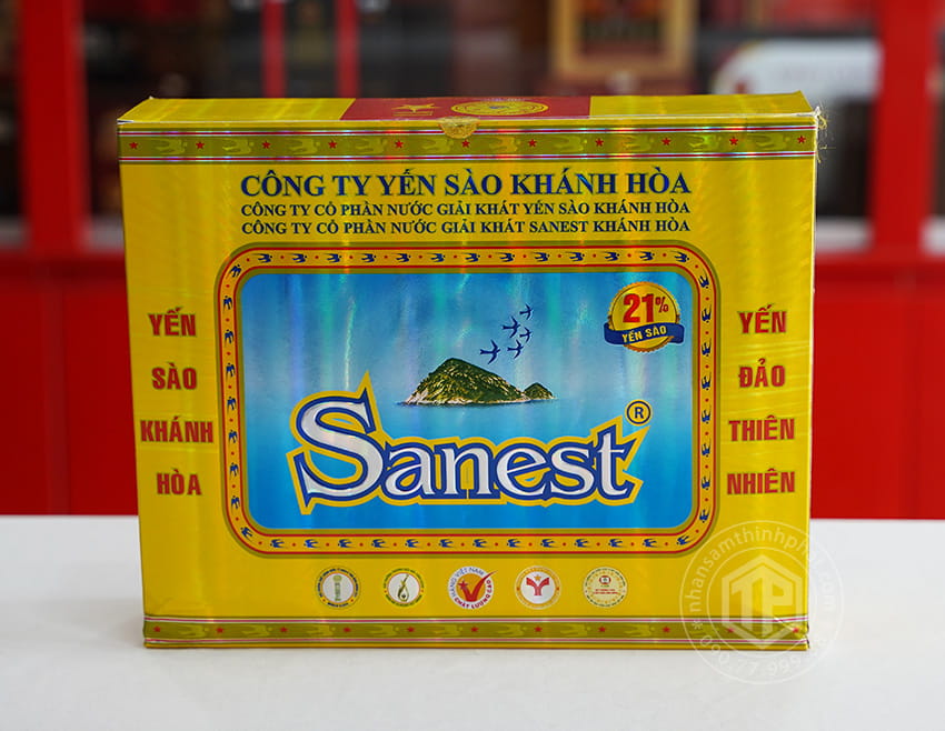 Yến Sào Sanest Khánh Hòa hộp 6 lọ