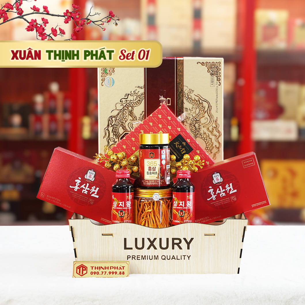 Giỏ Quà Sức Khỏe Xuân Thịnh Phát Set 1