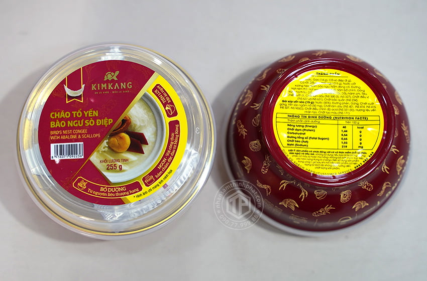 Cháo tổ yến bào ngư sò điệp 1 chén