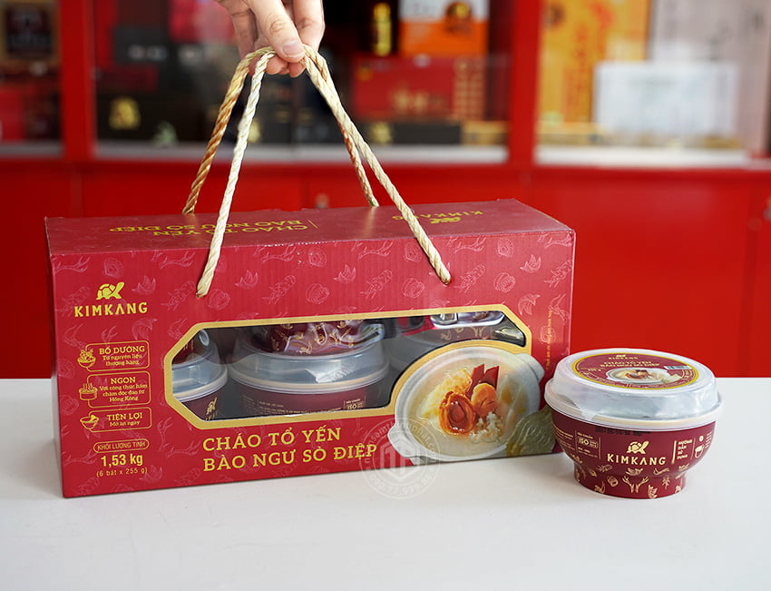 Cháo tổ yến bào ngư sò điệp