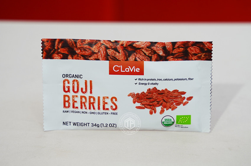 Kỷ tử hữu cơ Goji Berries túi 170g Kỷ tử hữu cơ Goji Berries túi 170g