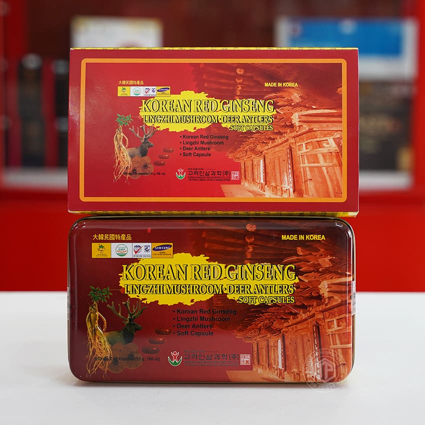 Viên sâm nhung linh chi Hàn Quốc hộp 60 viên Viên sâm nhung linh chi Hàn Quốc hộp 60 viên