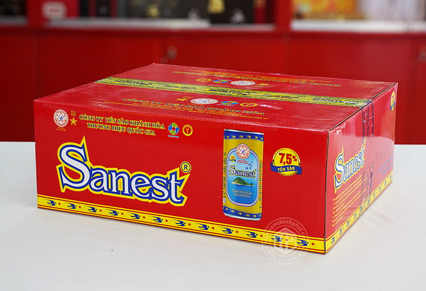 Nước yến Sanest thùng 30 lon