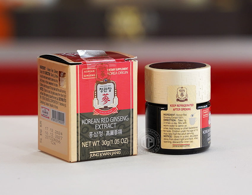 Cao hồng sâm KGC cao cấp lọ 30g chính hãng sâm Chính phủ Hàn Quốc Jung Kwan Jang Cao hồng sâm KGC cao cấp lọ 30g chính hãng sâm Chính phủ Hàn Quốc Jung Kwan Jang