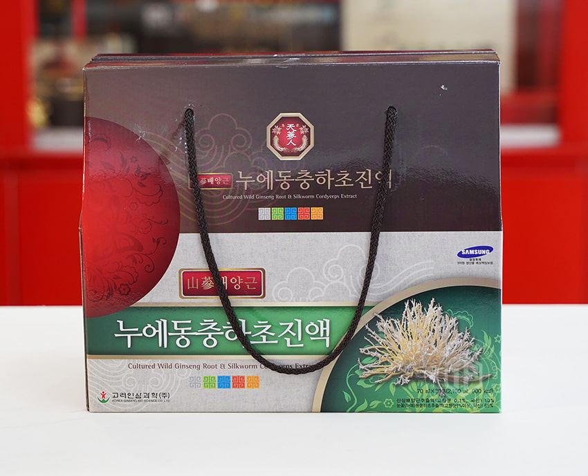 Nước đông trùng hạ thảo nhân sâm hộp 30 gói