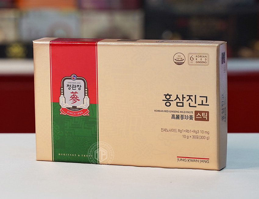 Tinh chất hồng sâm mật ong KGC Jung Kwan Jang Mild Paste hộp 30 gói x 10g Tinh chất hồng sâm mật ong KGC Jung Kwan Jang Mild Paste hộp 30 gói x 10g