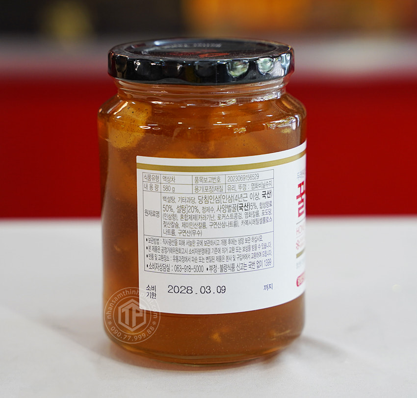 Hủ sâm tươi ngâm mật ong