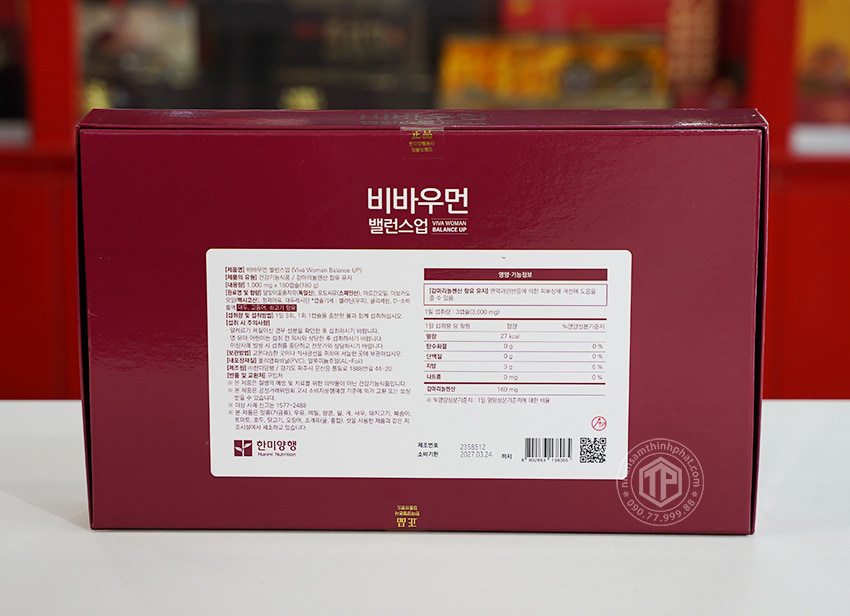 Viên uống cân bằng nội tiết tố nữ Hàn Quốc hộp 180 viên