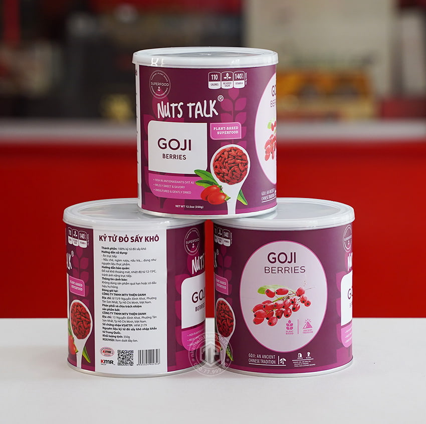 Kỷ tử sấy khô Goji Berries lon 350g