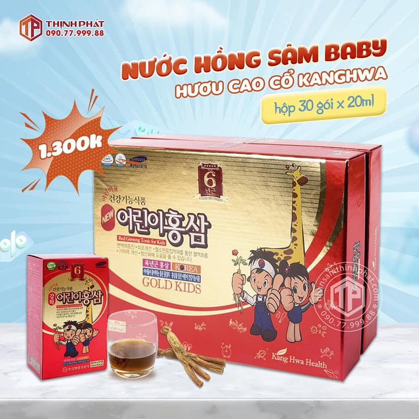 Nước hồng sâm hươu cao cổ Baby Kanghwa Hàn Quốc