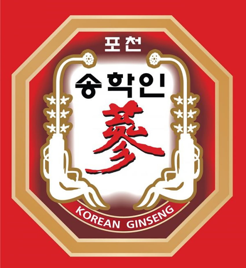 Logo nhận diện thương hiệu hồng sâm Pocheon Hàn Quốc