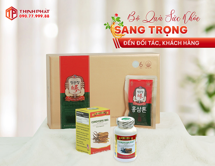 Bộ quà sức khỏe sang trọng đến đối tác, khách hàng