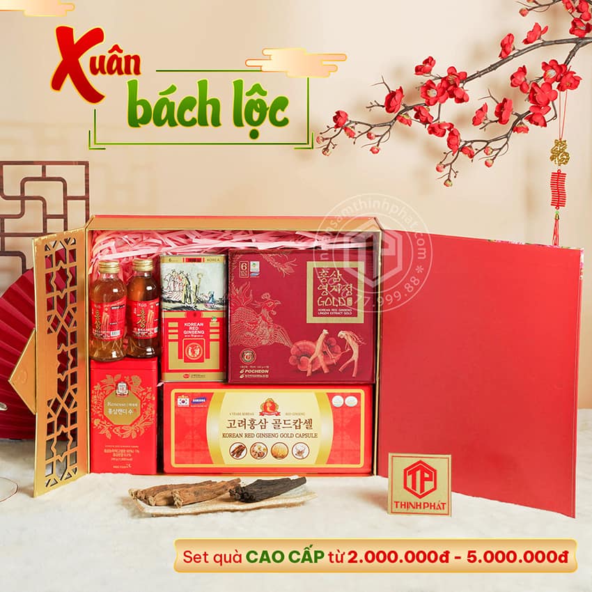 Hộp quà Xuân Bách Lộc có giá từ 2.000.000đ - 5.000.000đ