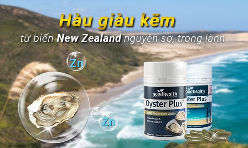 Hàu giàu kẽm từ biển New Zealand