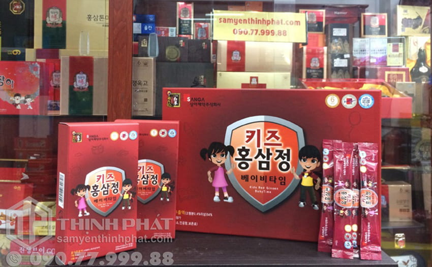 Nước hồng sâm dành cho trẻ em Hàn Quốc