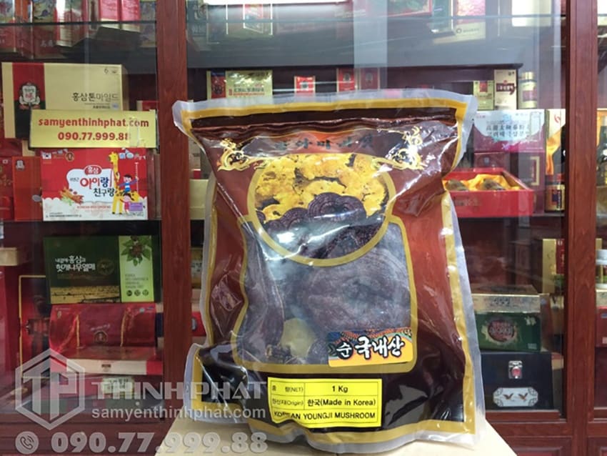Nấm linh chi đỏ núi đá Hàn Quốc 1 kg