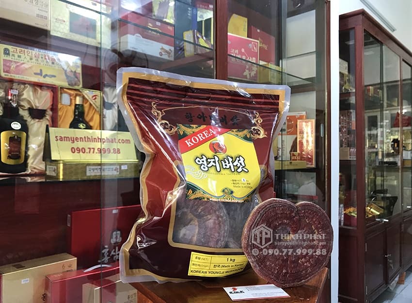 Nấm linh chi đỏ thiên nhiên Hàn Quốc 1 kg