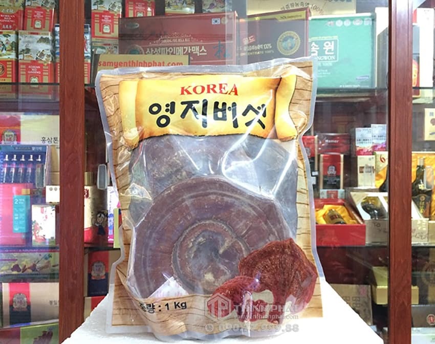 Nấm linh chi đỏ Hàn Quốc 3 tai 1 kg 