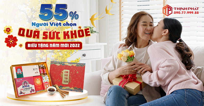 55% người Việt chọn quà sức khỏe biếu tặng năm mới 2022