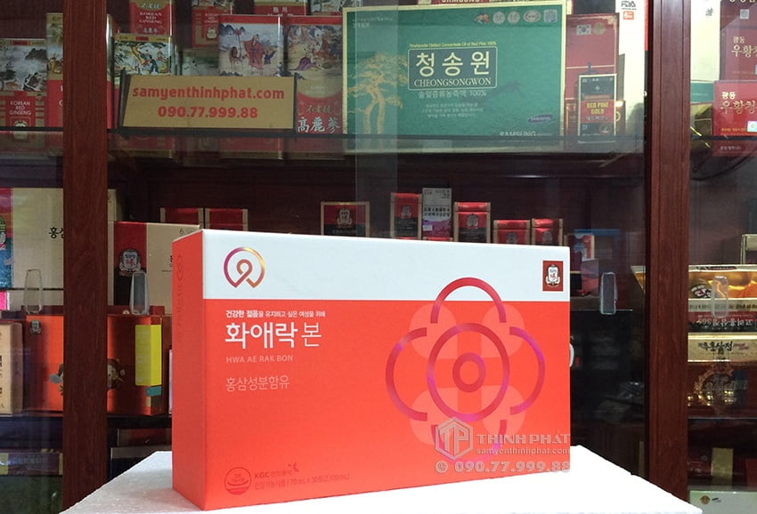 Nước hồng sâm cho phụ nữ trung niên KGC chính hãng Hàn Quốc hộp 30 gói