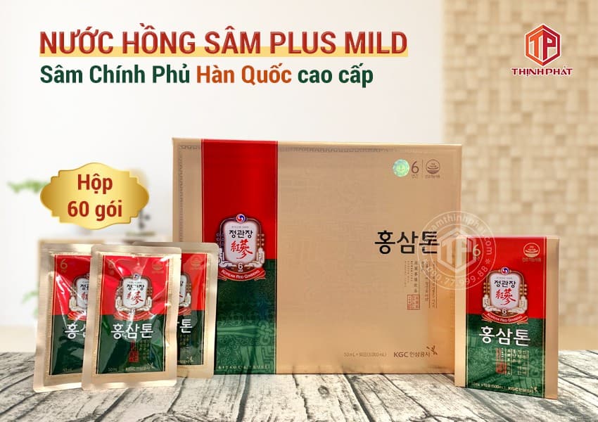 Nước hồng sâm cao cấp Tonic Gold KGC chính hãng Hàn Quốc
