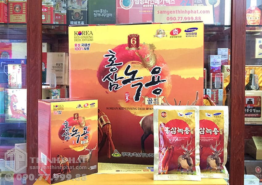 Nước hồng sâm nhung hươu chính hãng Hàn Quốc hộp 30 gói